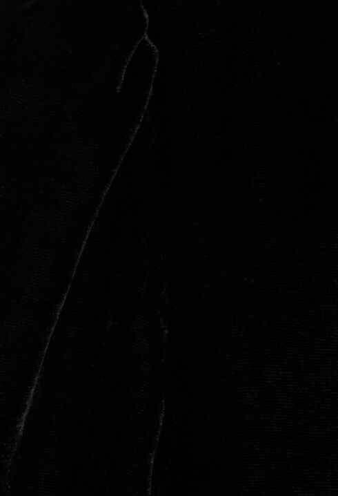 Rififi short black velour dress