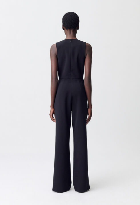 Sleeveless Long Jumpsuit