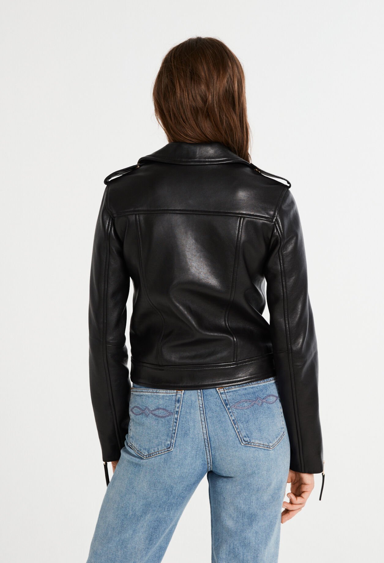 Jacke aus Leder