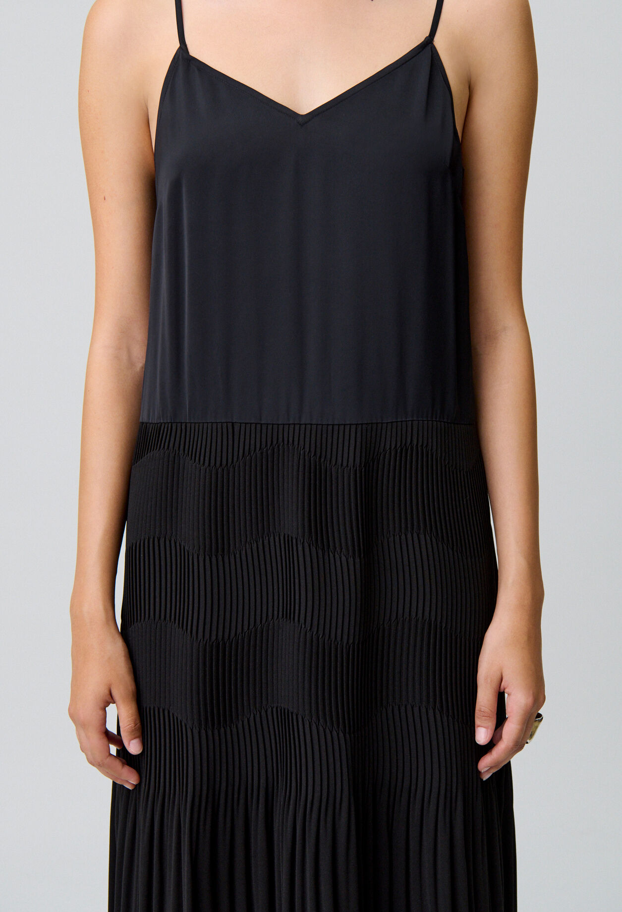 Robe longue bretelles fluide