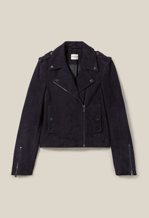 Veste perfecto cuir suède