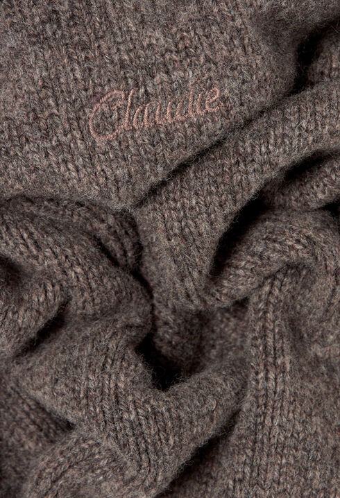 Col maille cagoule