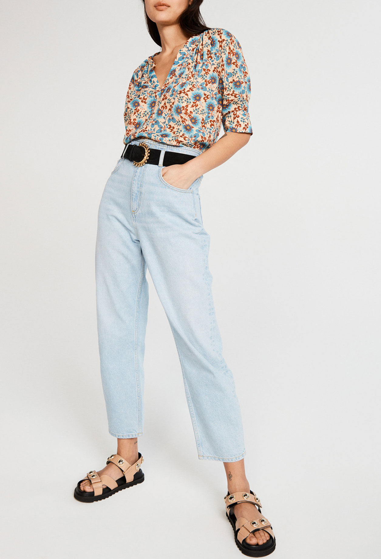 Blouse à manches courtes