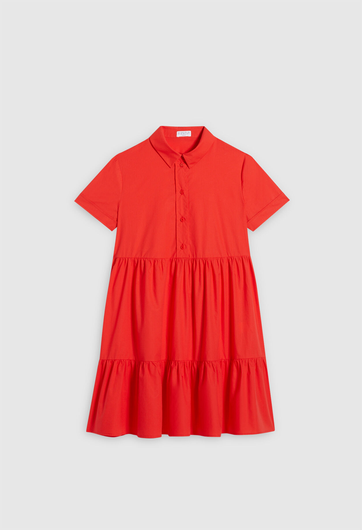 Ausgestelltes Kleid aus Bio-Baumwolle