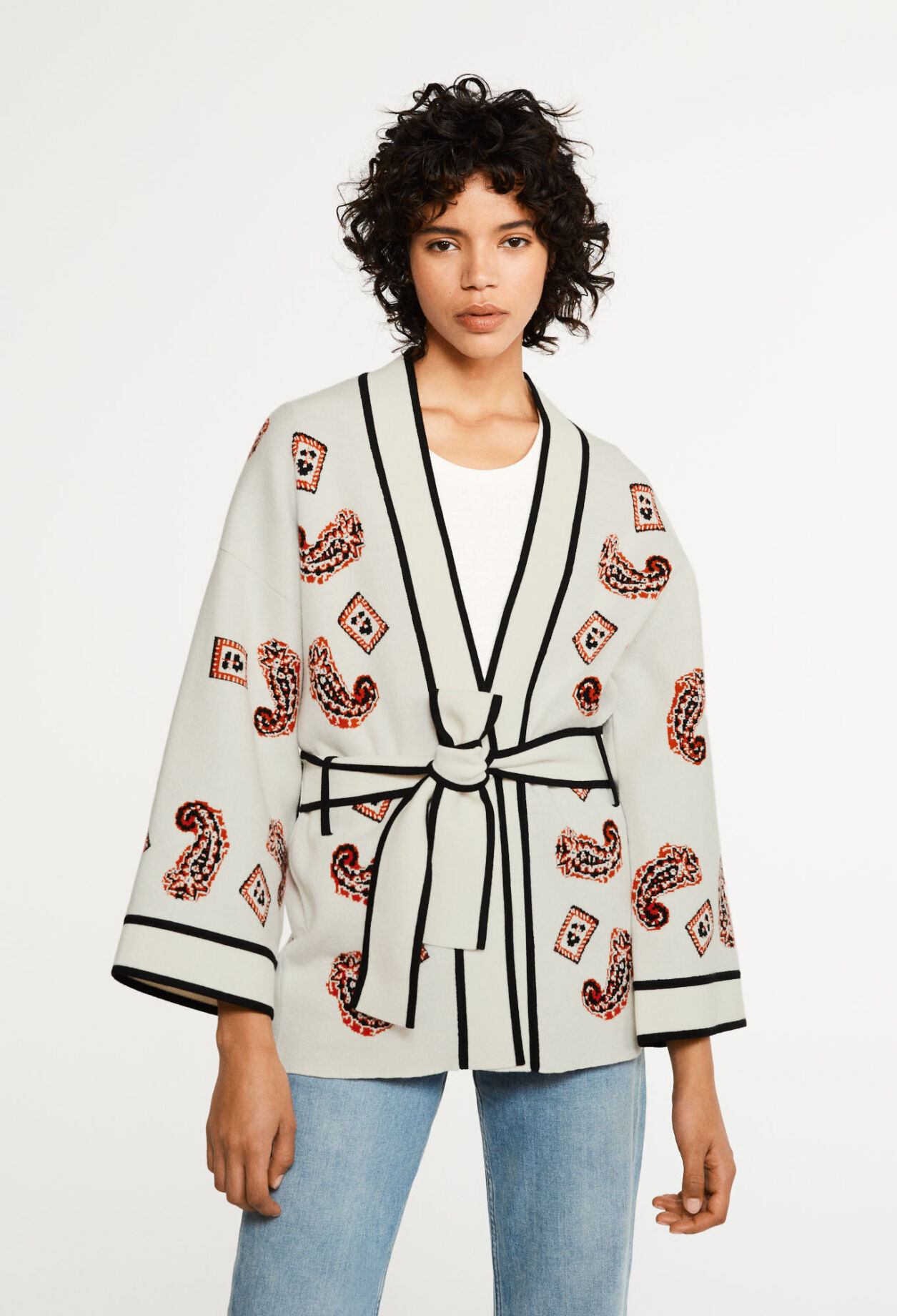 Weste im Kimono-Stil