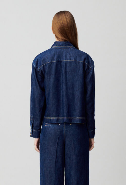 Chemise denim oversize