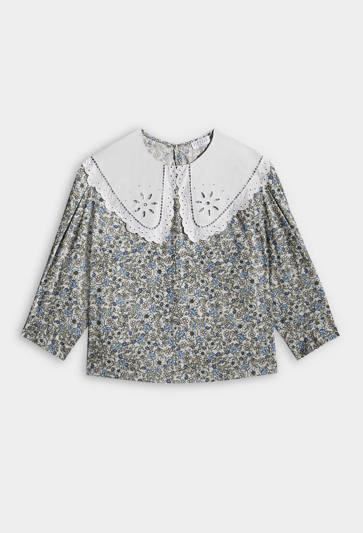 Bluse mit Blumen