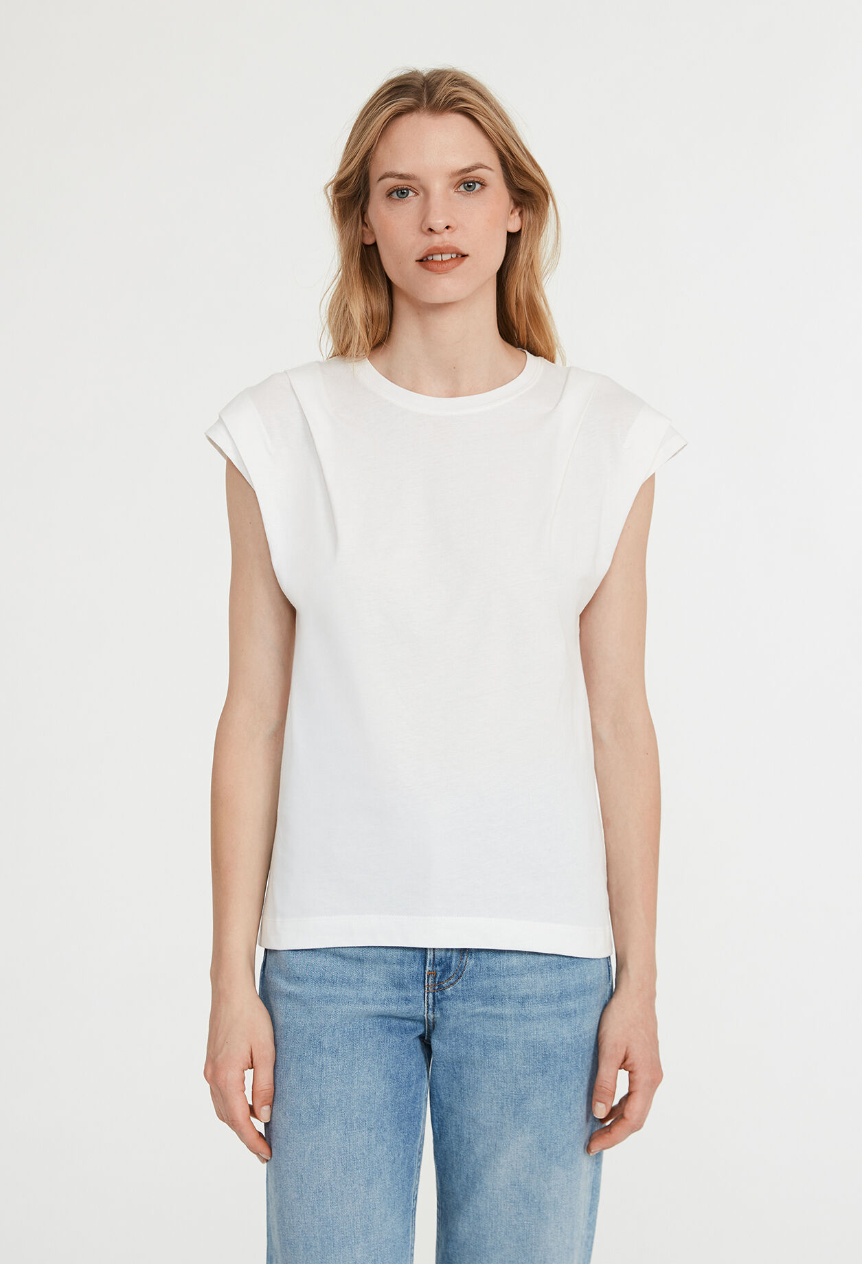 T-shirt écru coton