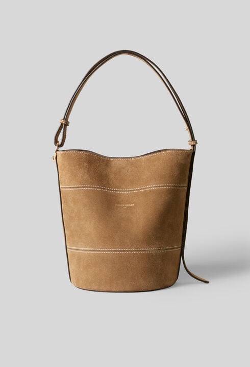 Solveig Suede Bucket Bag