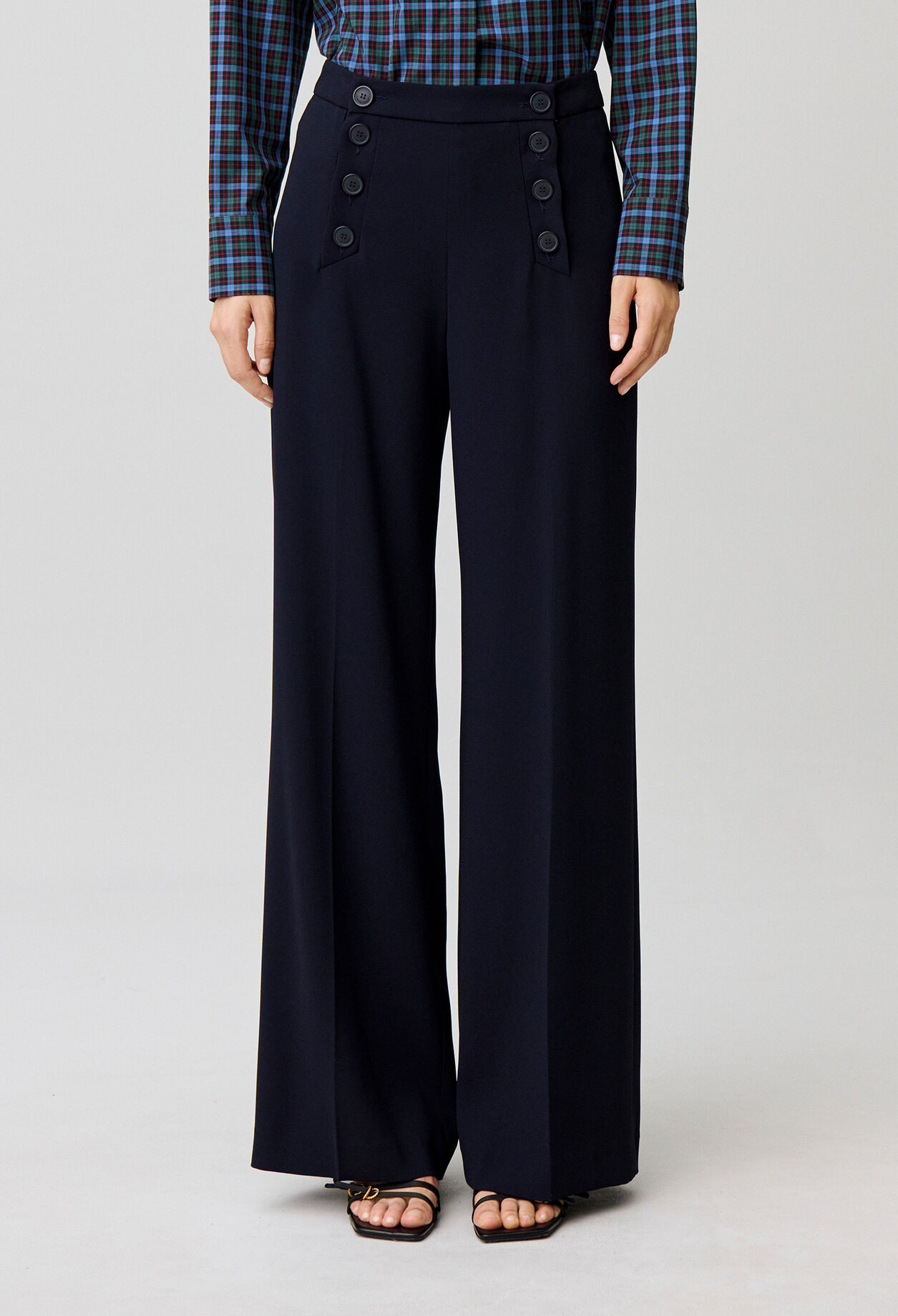 Pantalon &agrave; pont