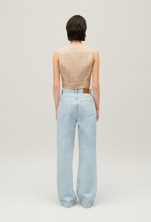 Jean Louis flare blau verwaschen