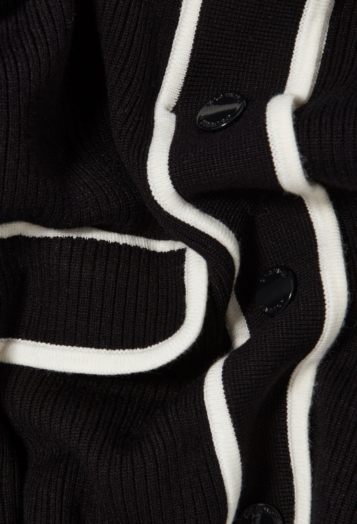 Two-Tone Chunky Cardigan