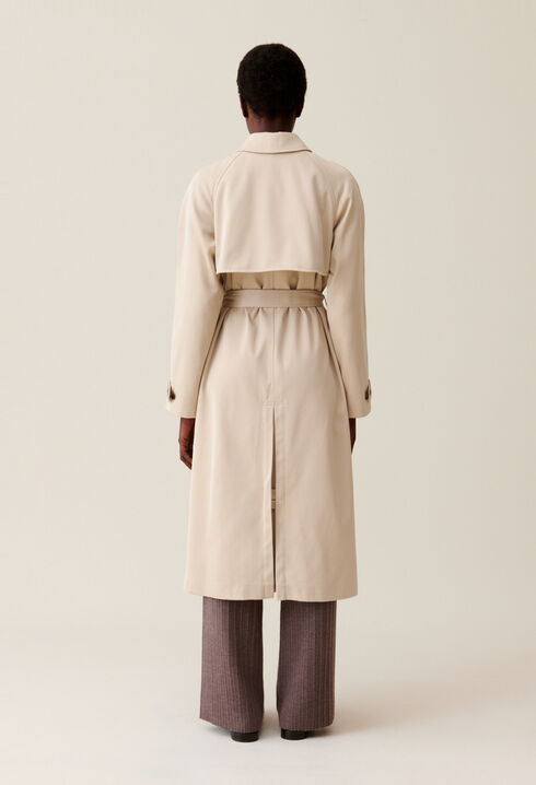 Klassischer 7/8-Trenchcoat