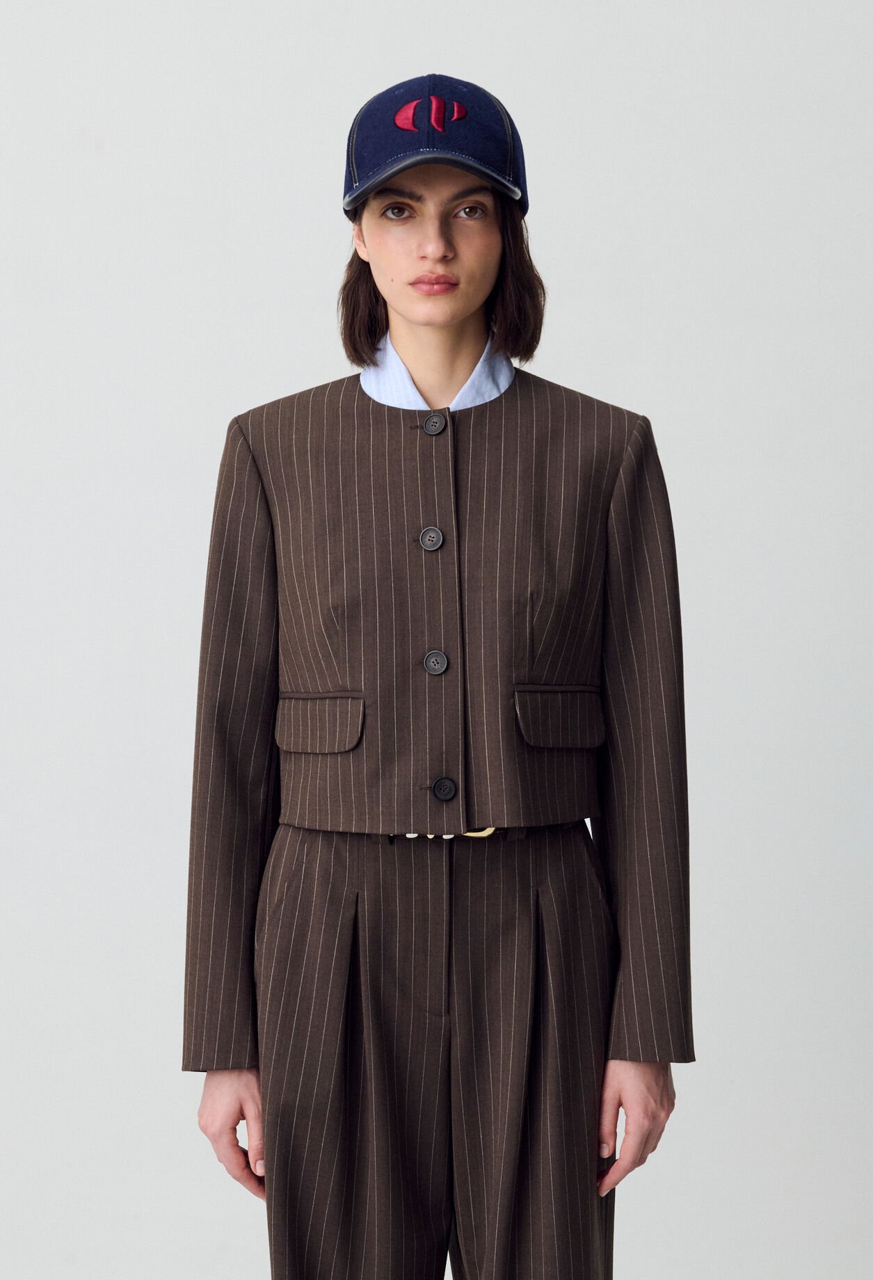 Cropped Boxy Jacket