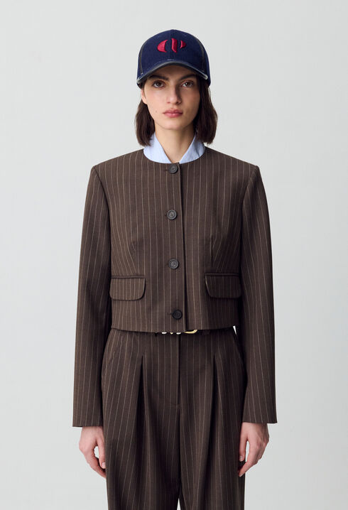 Veste boîte courte