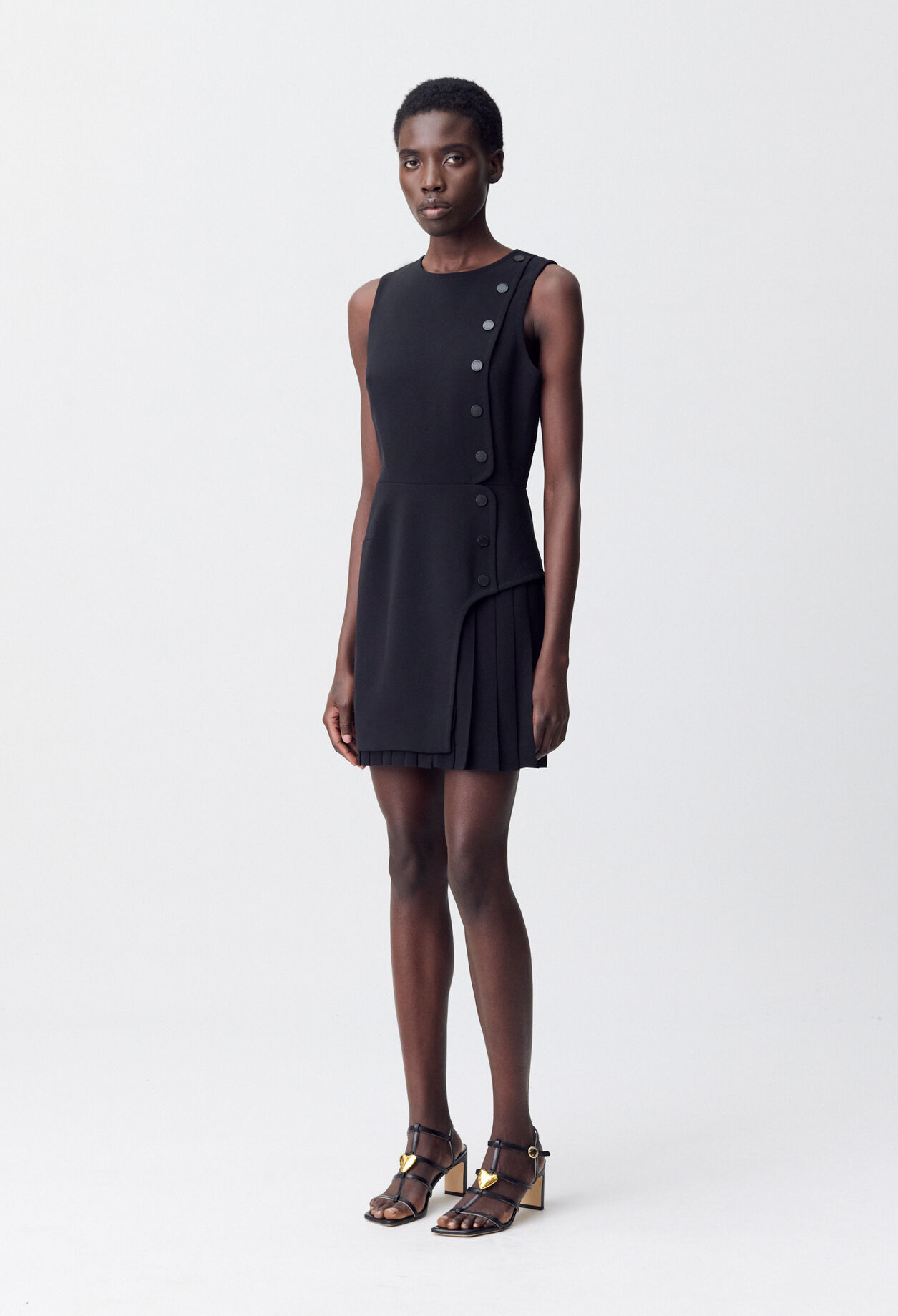 Kurzes Plisseekleid