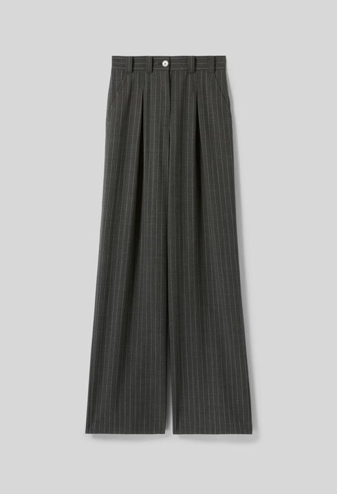 Pantalon droit taille haute