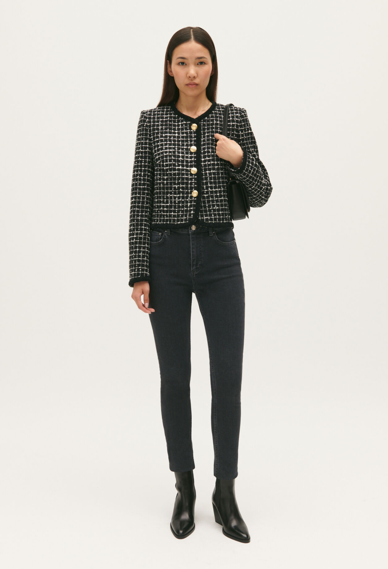 Veste tweed claudie pierlot hotsell