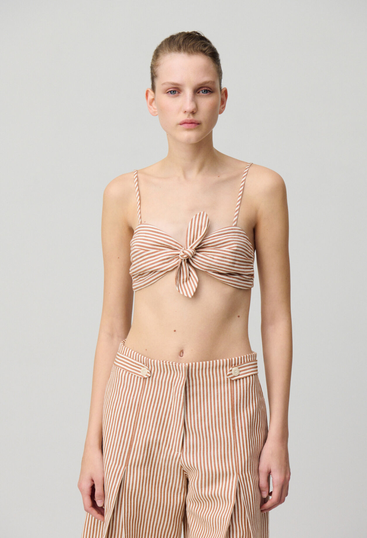 Striped Bandeau Top