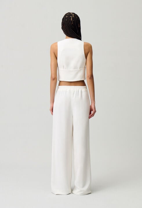 Top veston boutonné
