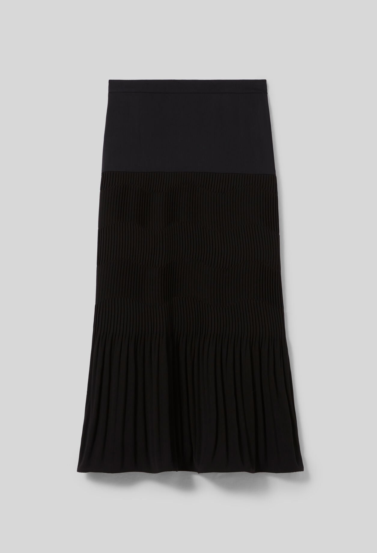 Long pleated skirt