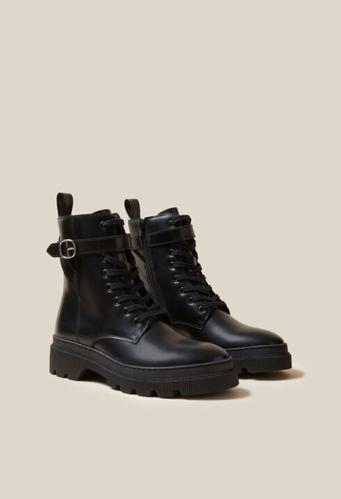 Leder Ranger Stiefel