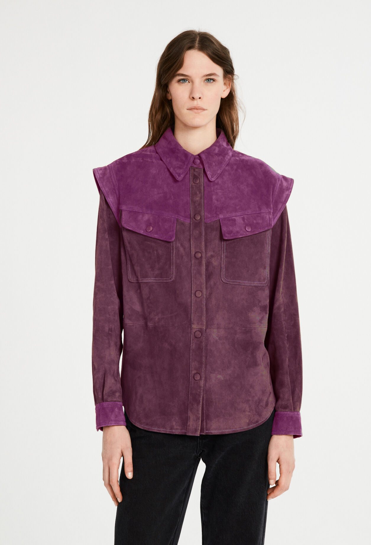 Blouson en suède
