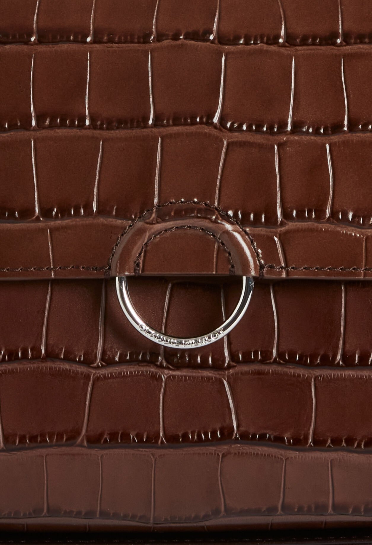 Braune Tasche Alix aus Materialmix