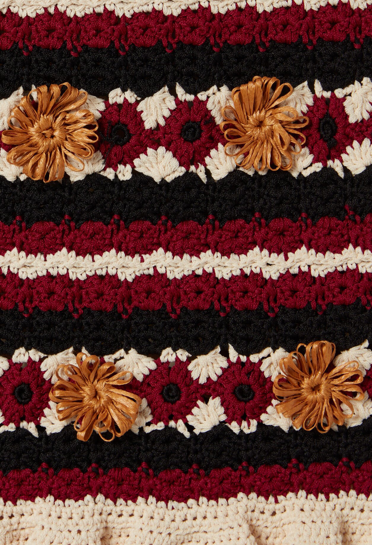Jupe courte crochet