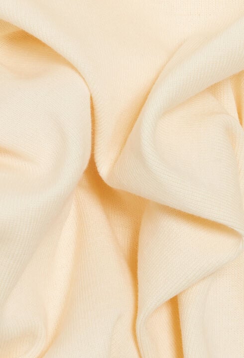 T-Shirt aus Baumwolle in Beige