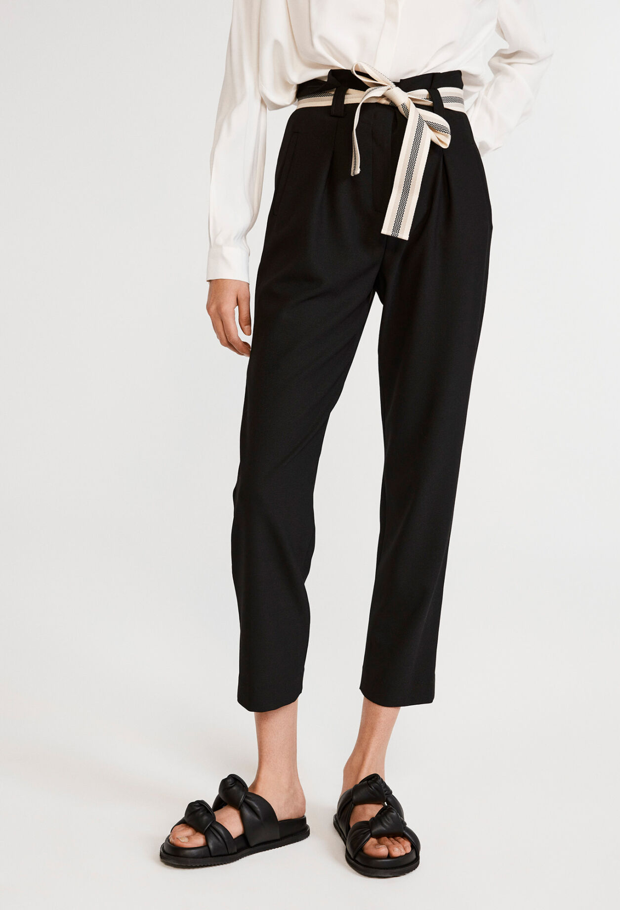 Pantalon taille haute