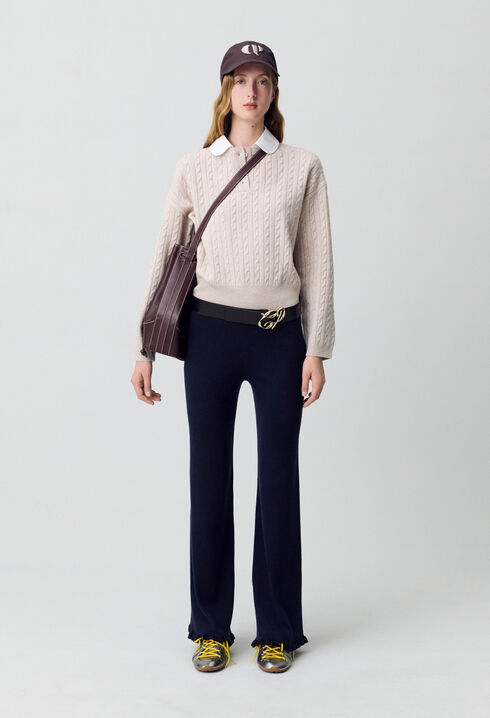 Pull col claudine