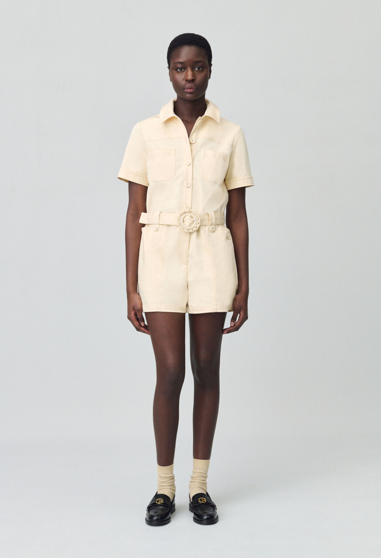 【関税 送料無料】CLAUDIE PIERLOT ショート ジャンプスーツ 関税 送料無料】CLAUDIE PIERLOT ショート ジャンプスーツ