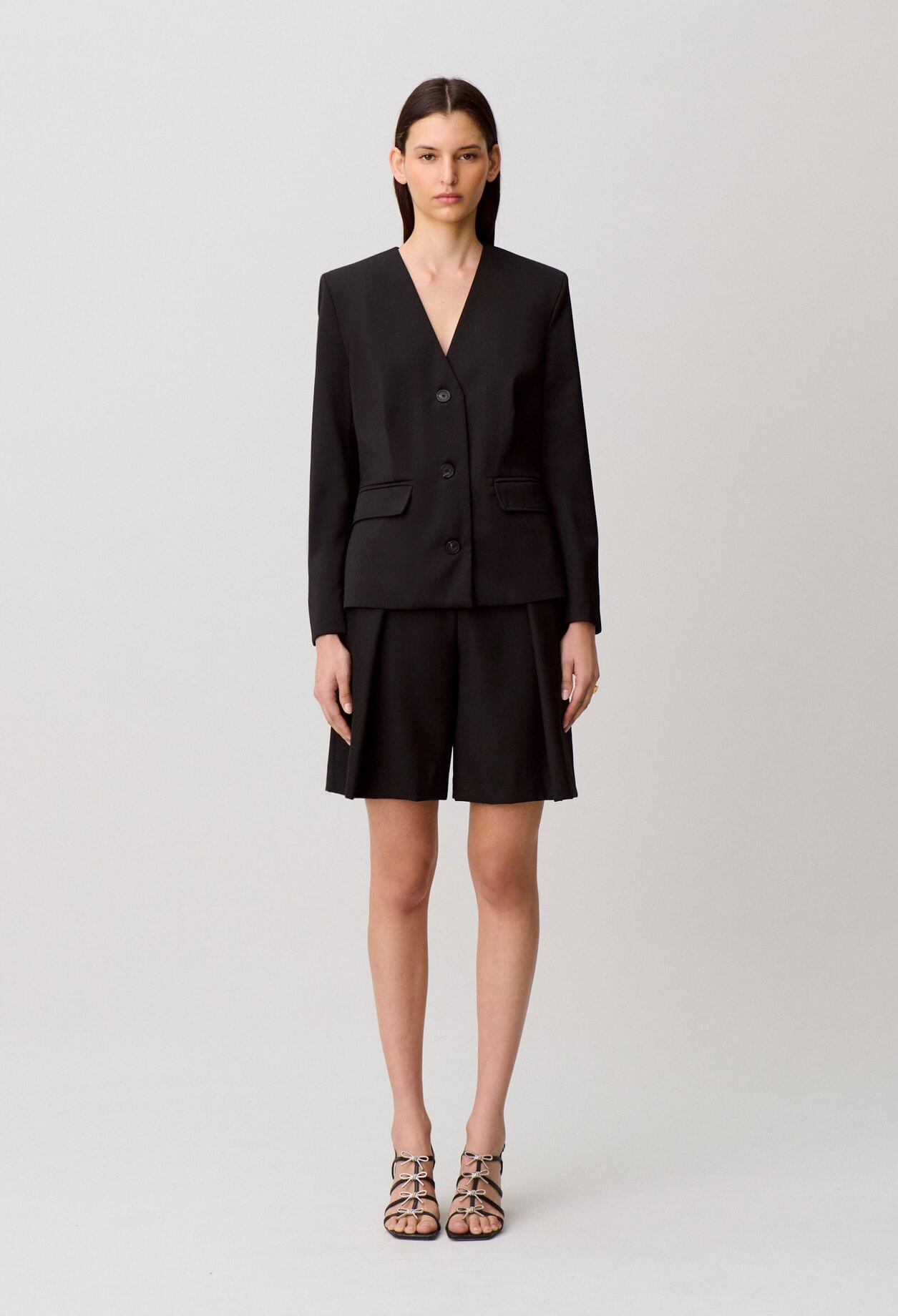 Wool blend jacket