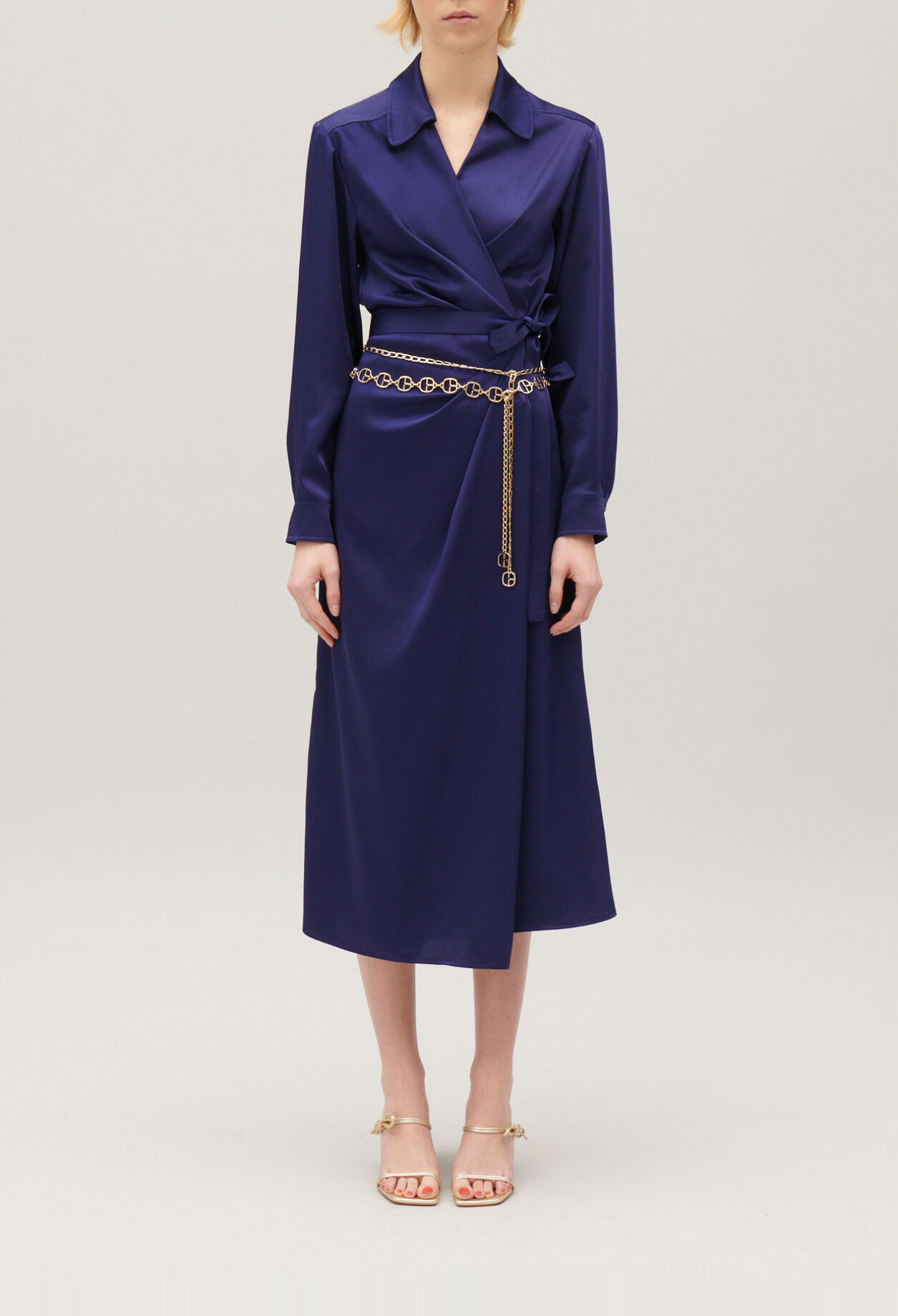 Midi-Wickelkleid