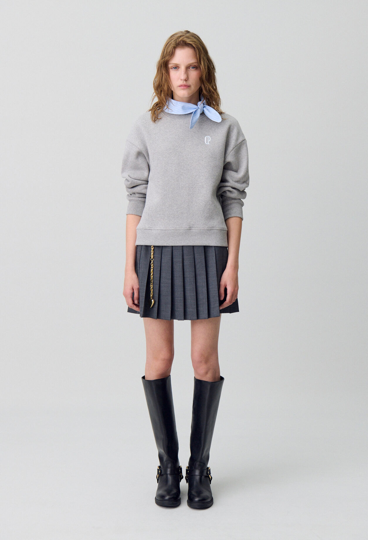 Sweatshirt col foulard