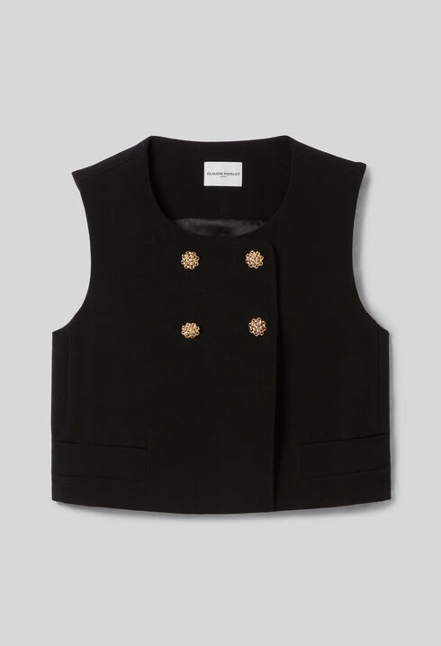 Sleeveless Top Blazer