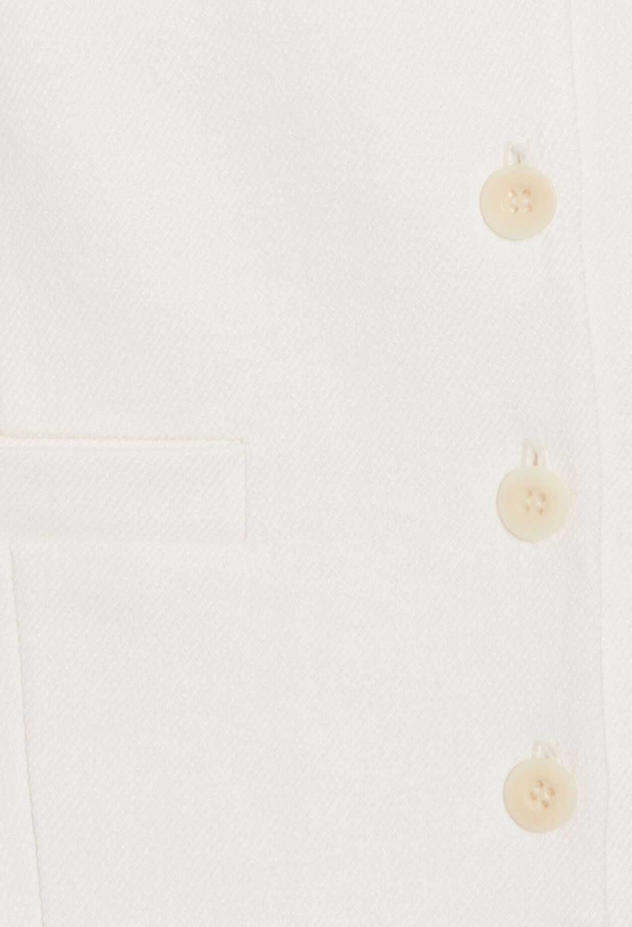 Blazer-Jacke aus Halbleinen Ecru