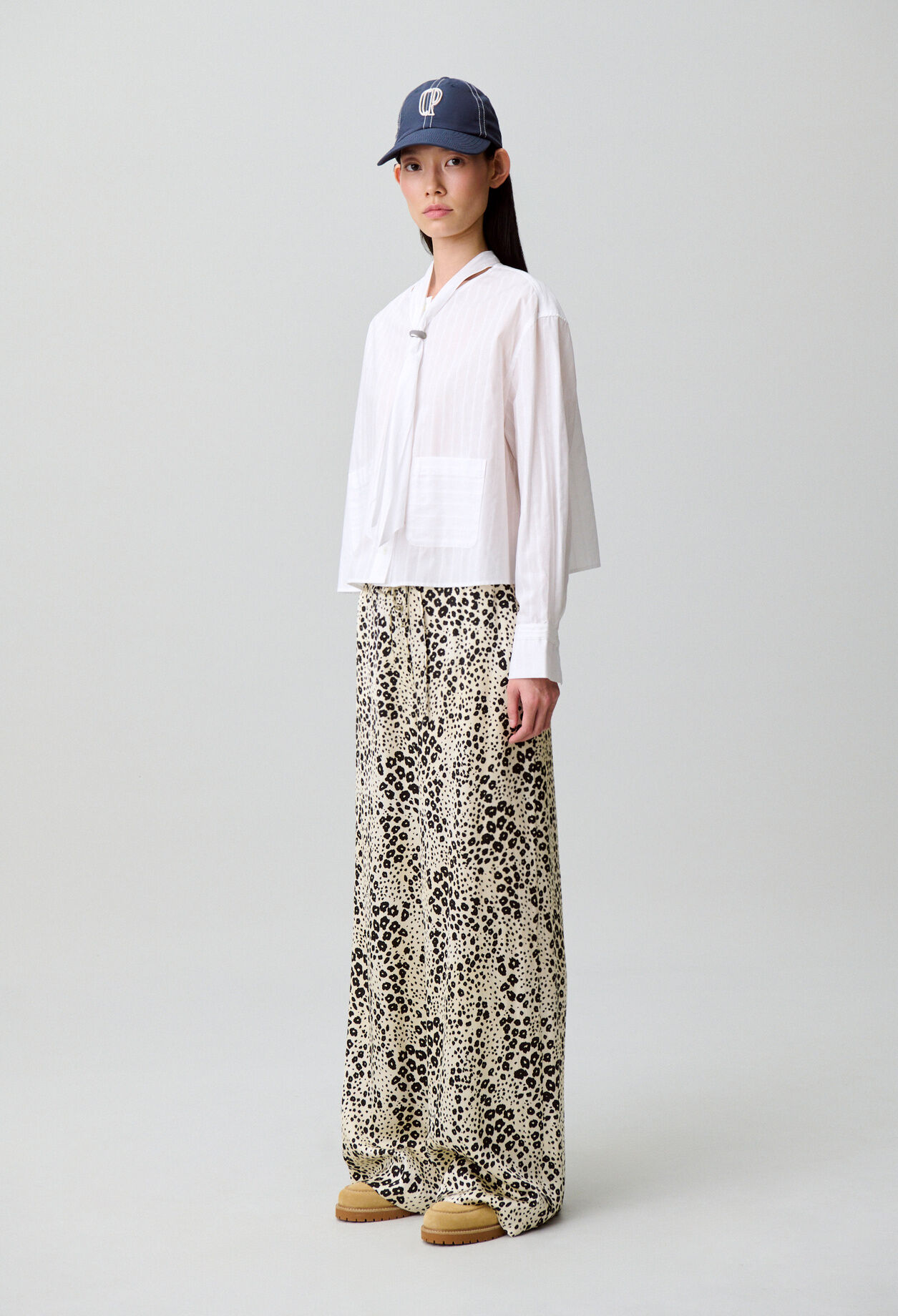 Striped cotton shirt