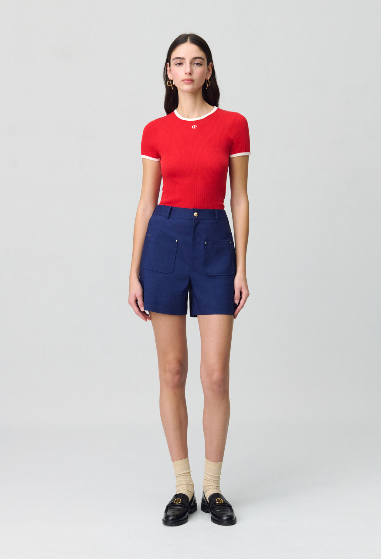 Short denim