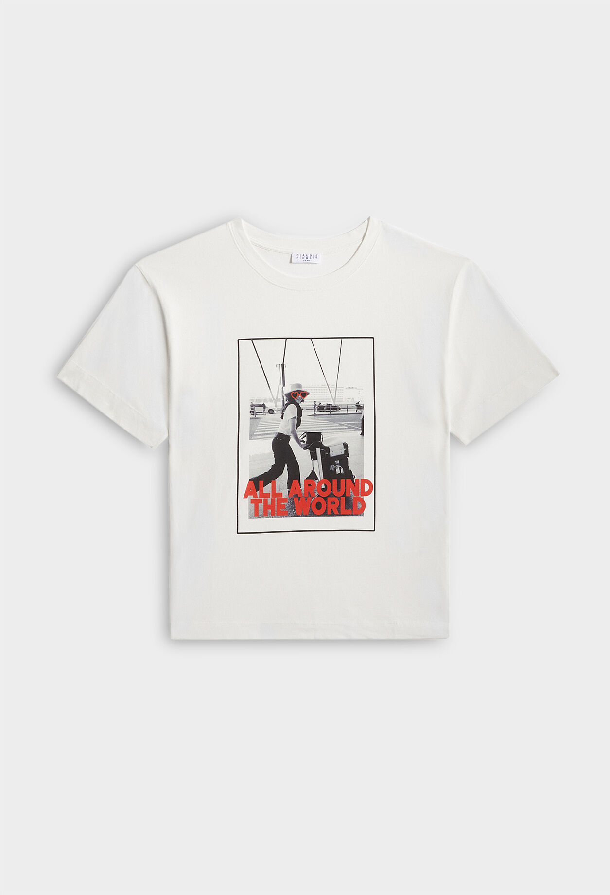 T-shirt sérigraphié en coton biologique