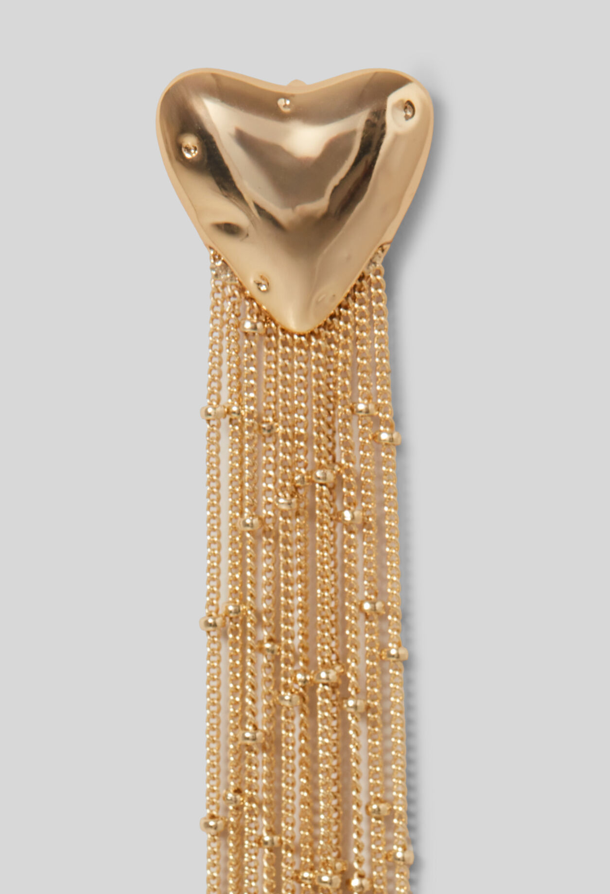 Boucles d'oreilles coeur pendantes