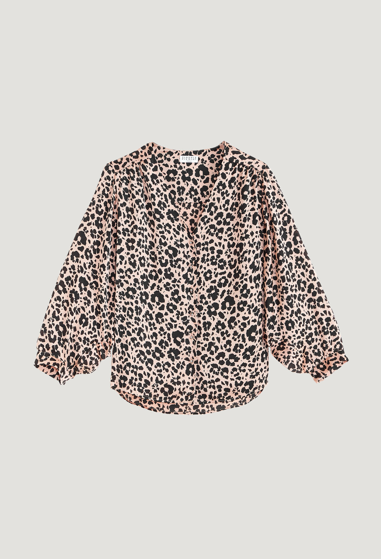 Blouse évasée léopard