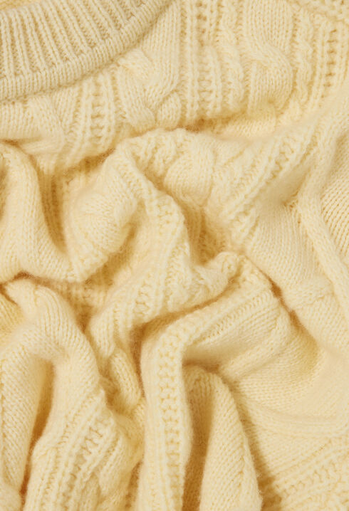 Oversized jacquard jumper