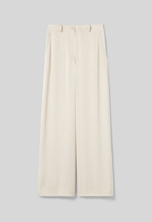 Satin trousers