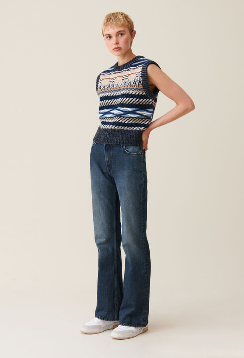 Jean denim flare
