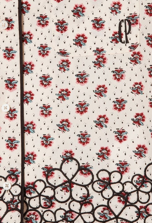 Chemise coton broderie