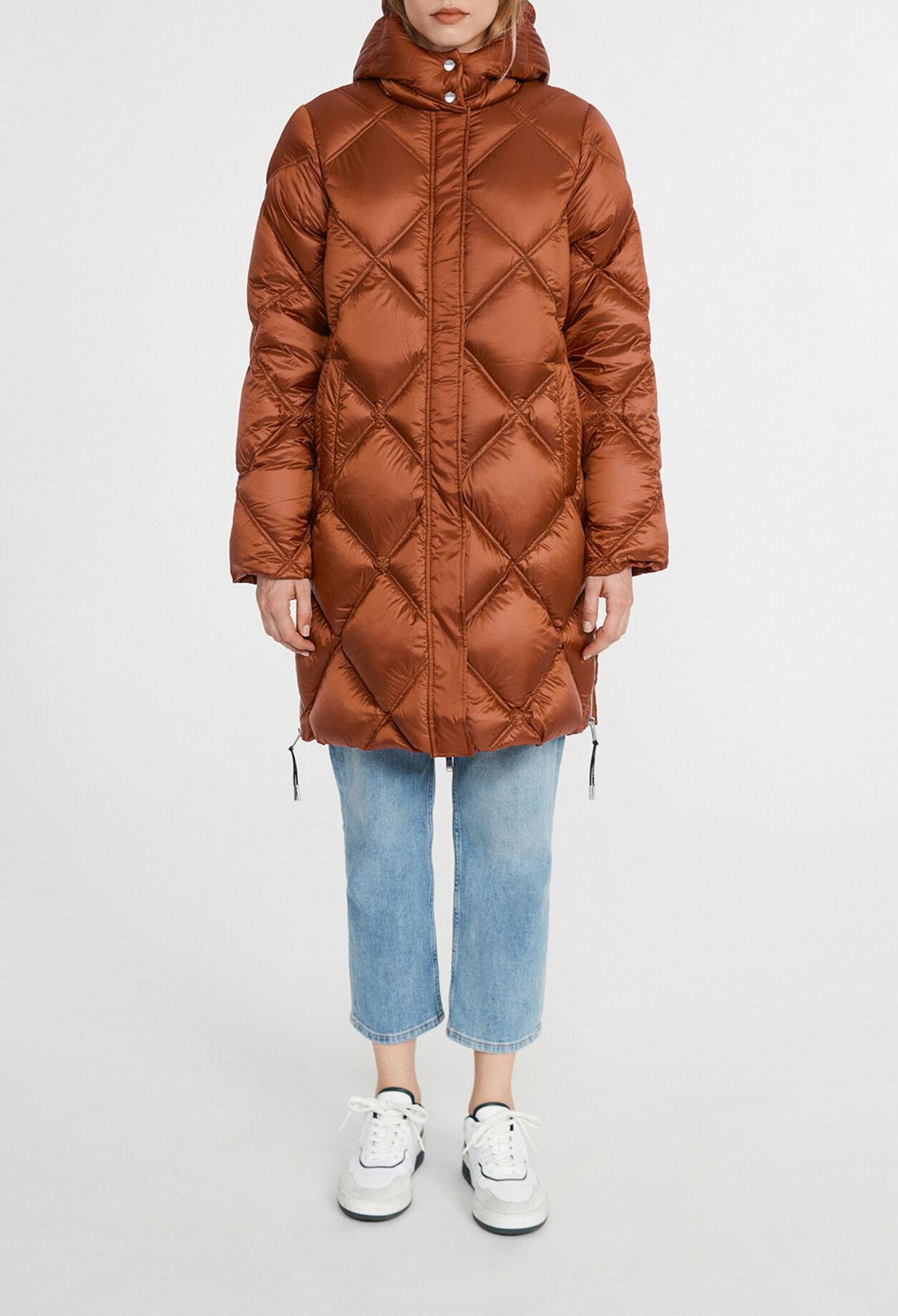 Halblange Daunenjacke