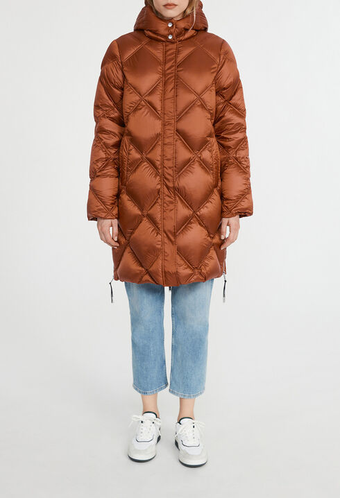 Halblange Daunenjacke