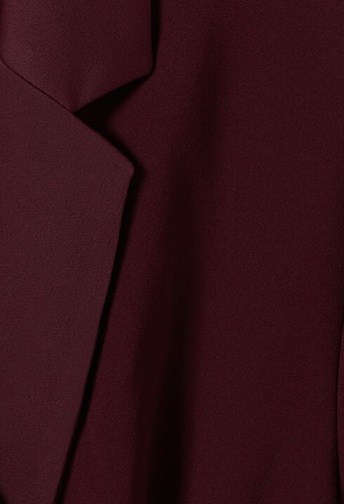 Robe cache-cœur col tailleur